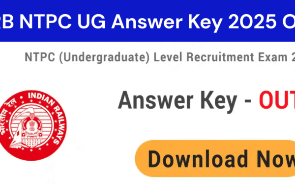 RRB NTPC UG Answer Key 2025
