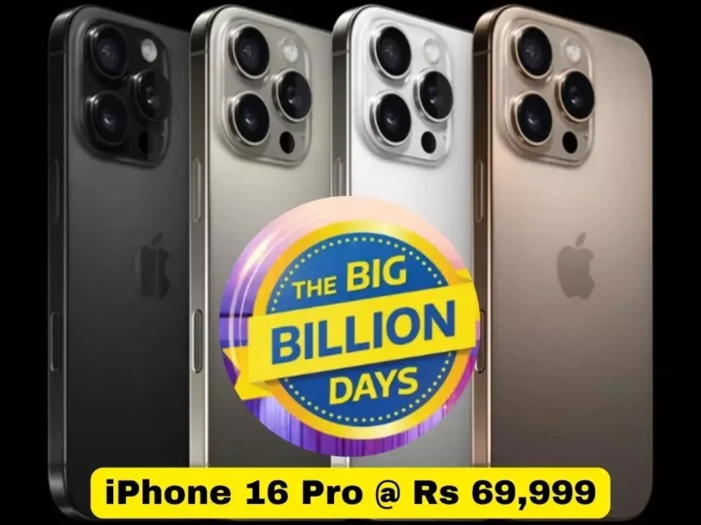 iPhone 16 Flipkart Big Billion Days Sale