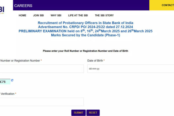 sbi po prelims result 2025