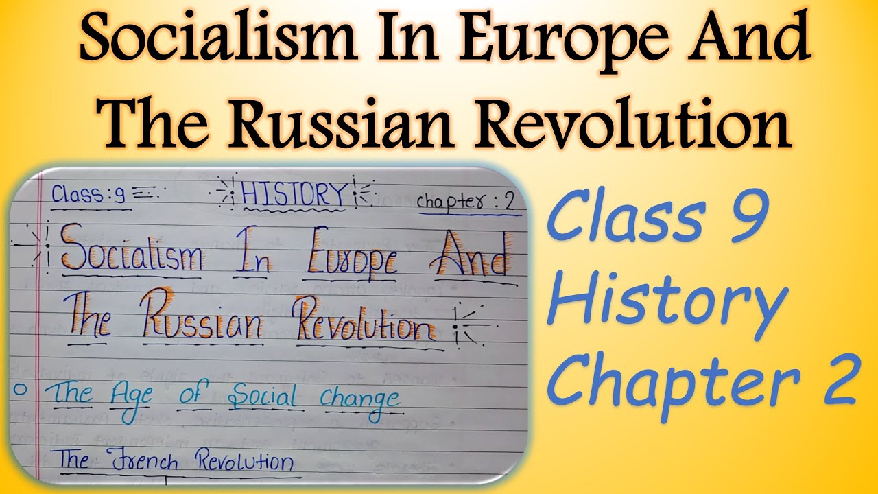 socialism in europe and the russian revolution notes