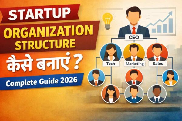 startup organization structure kaise banaye
